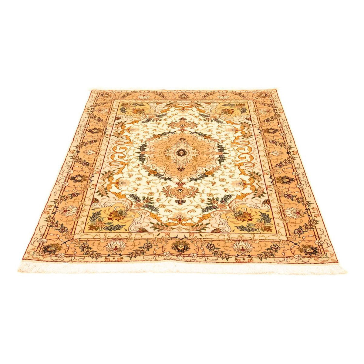 Persisk tæppe - Tabriz - Royal - 150 x 100 cm - beige