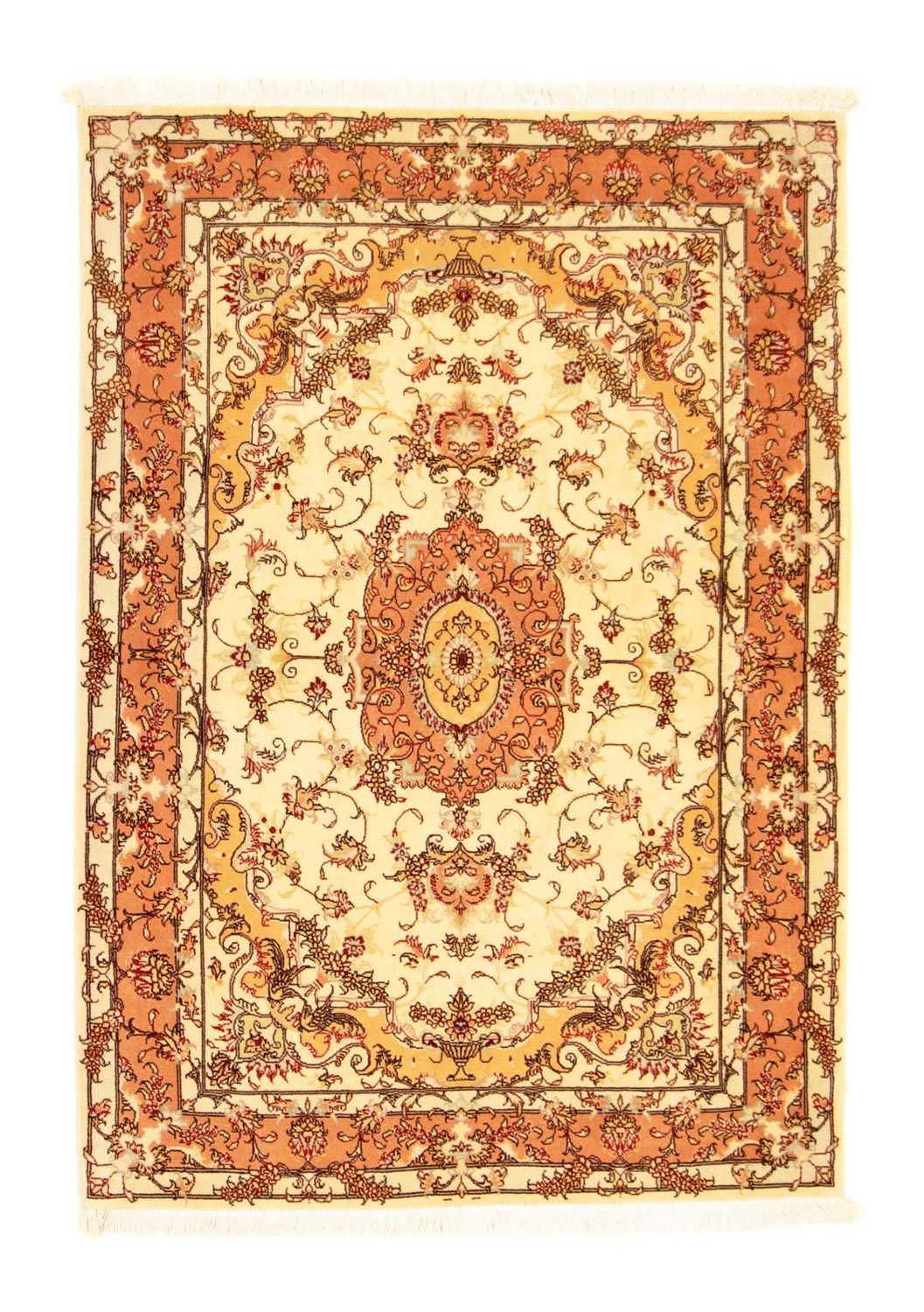 Persisk tæppe - Tabriz - Royal - 147 x 104 cm - beige