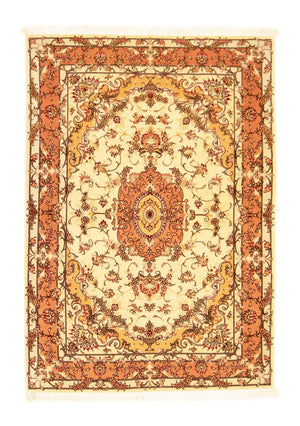 Persisk tæppe - Tabriz - Royal - 147 x 104 cm - beige