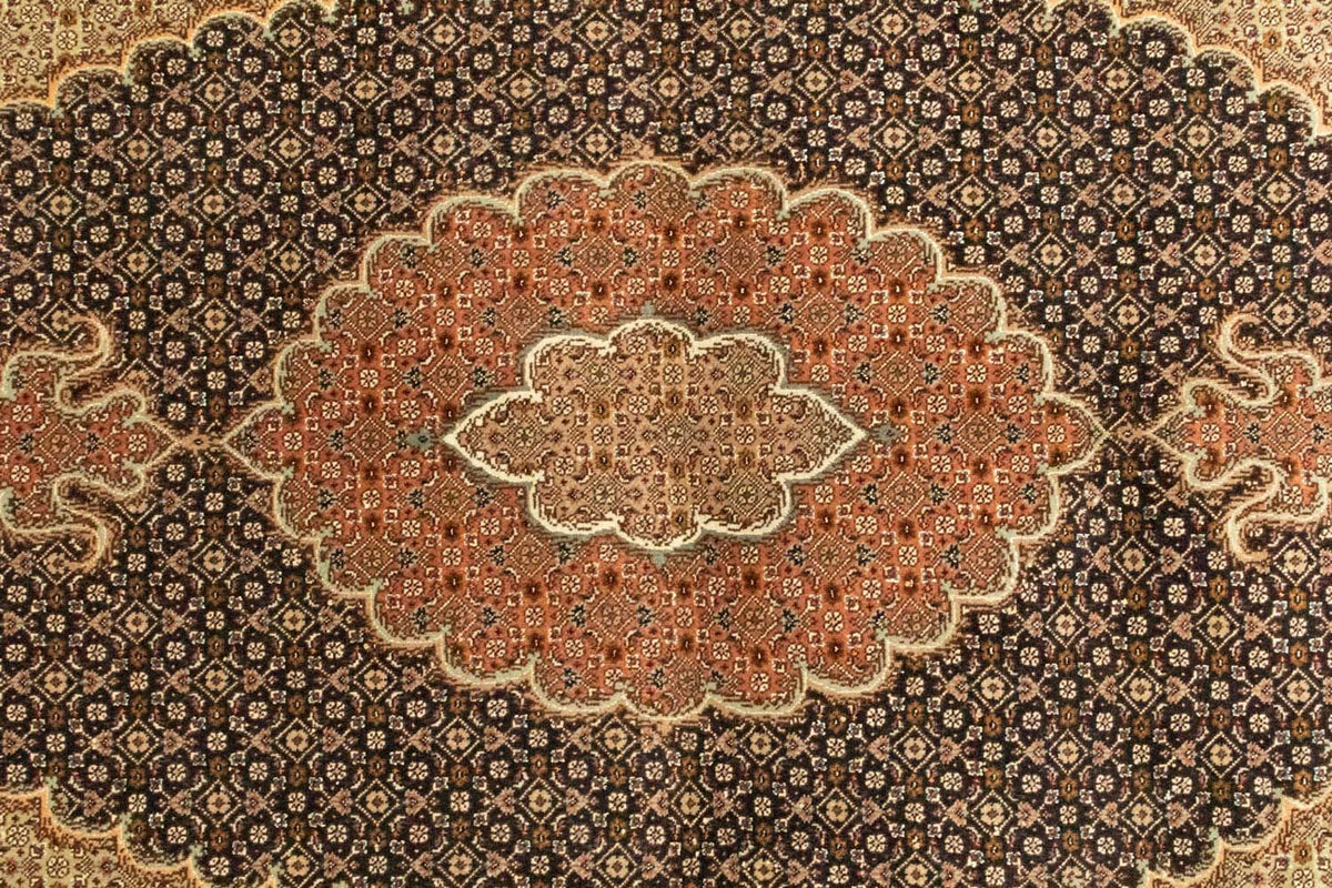 Persisk tæppe - Tabriz - 157 x 103 cm - sort