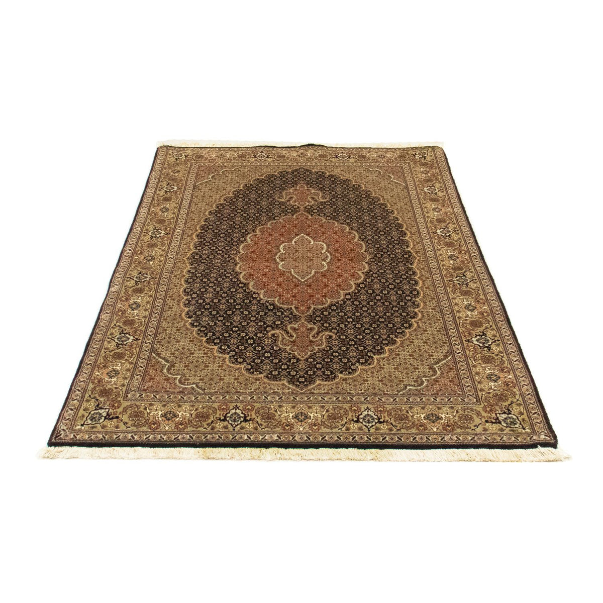 Persisk tæppe - Tabriz - 157 x 103 cm - sort