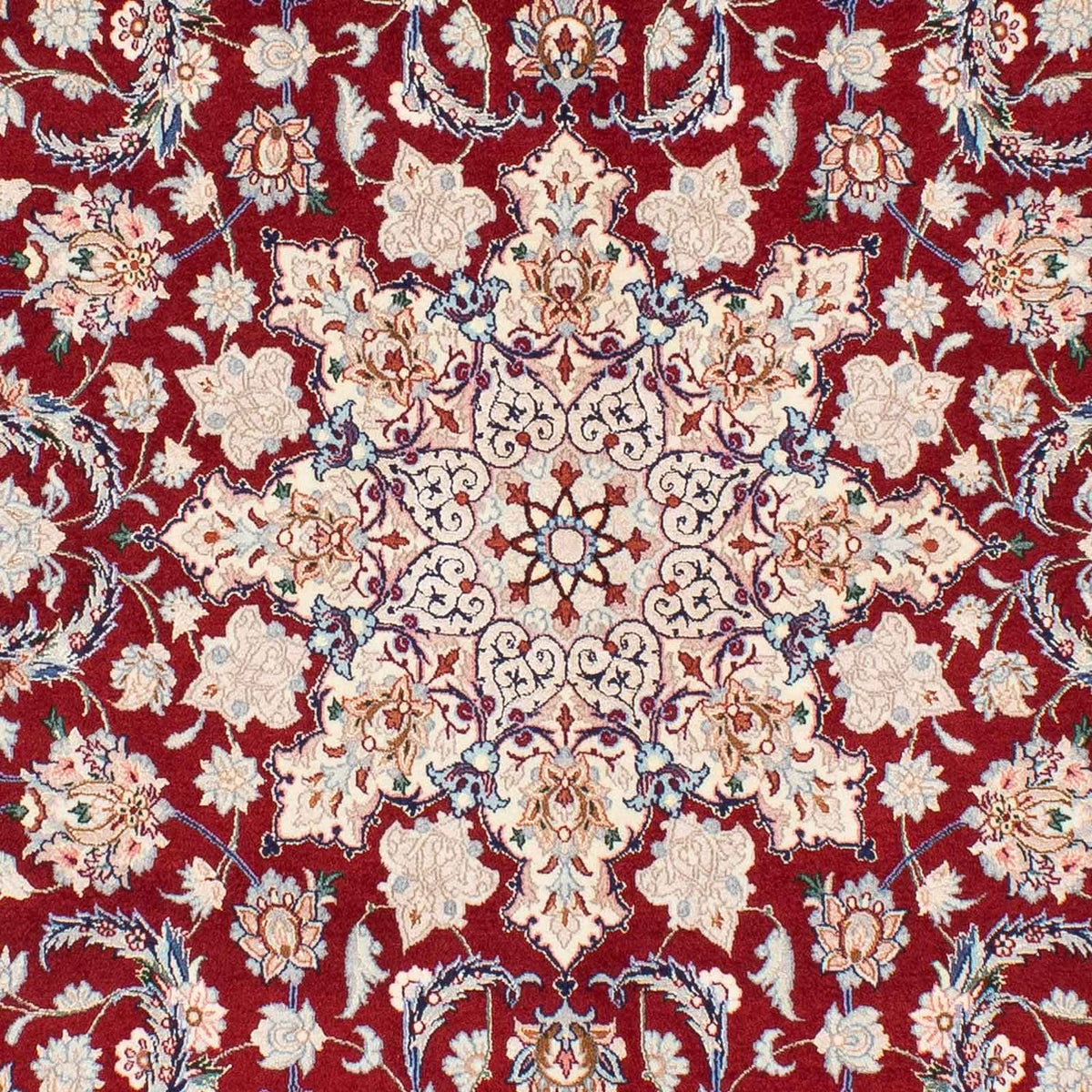 Persisk tæppe - Isfahan - Premium - 243 x 157 cm - rød