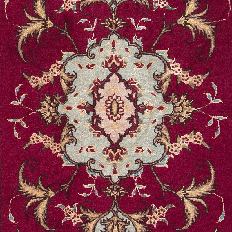 Persisk tæppe - Tabriz - Royal - 87 x 60 cm - mørkerød