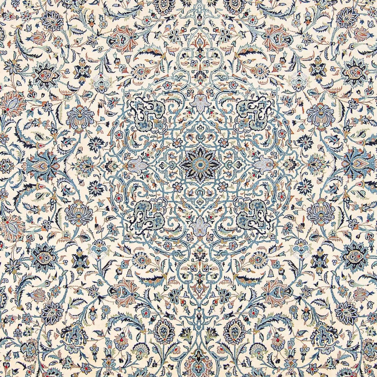Persisk tæppe - Keshan - 423 x 312 cm - beige