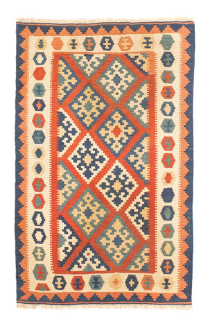 Kelim-tæppe - orientalsk - 150 x 97 cm - rød