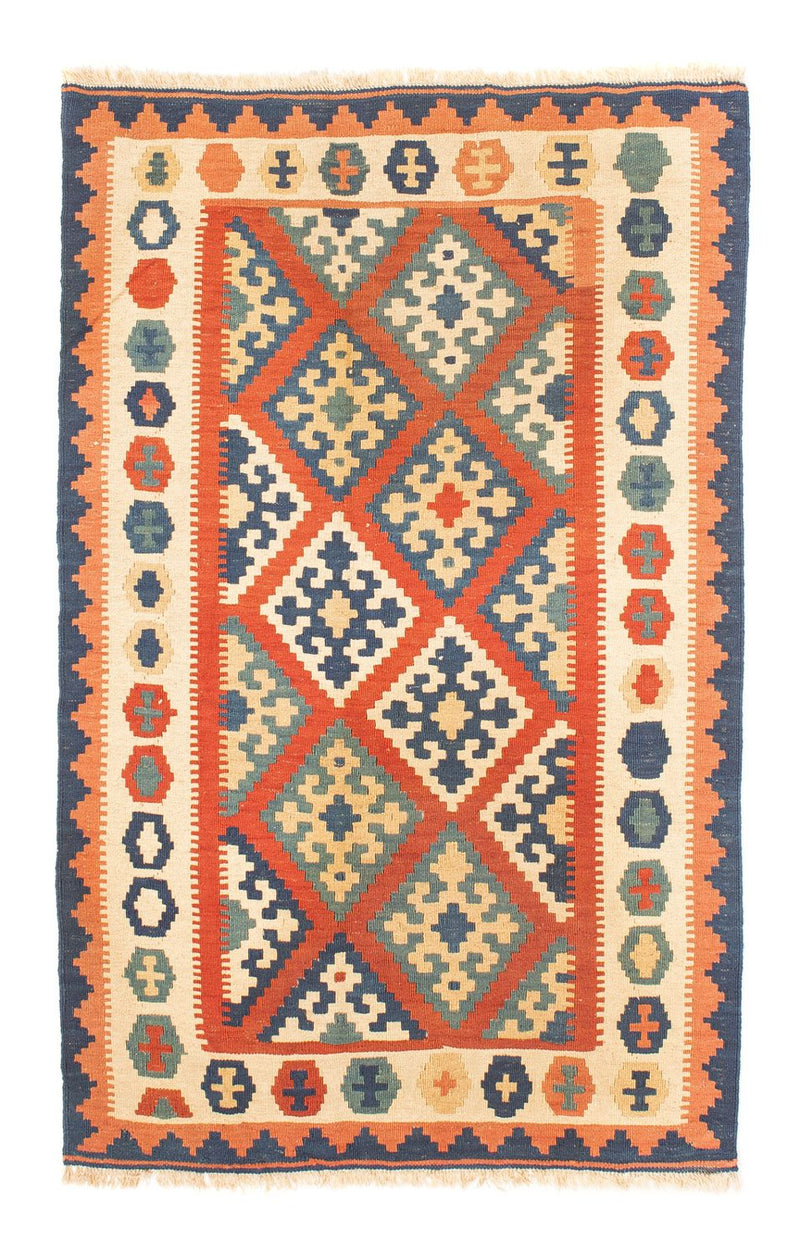 Kelim-tæppe - orientalsk - 150 x 97 cm - rød