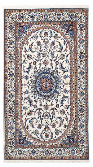 Persisk tæppe - Nain - Premium - 192 x 116 cm - beige