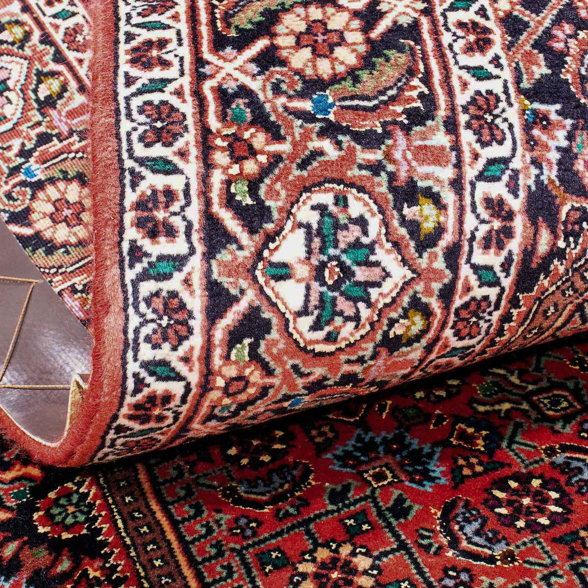 Persisk tæppe - Bijar - 178 x 110 cm - rød