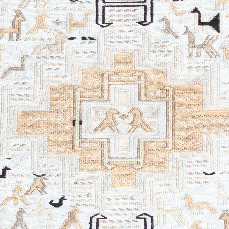 Kelim-tæppe - orientalsk - 95 x 71 cm - beige