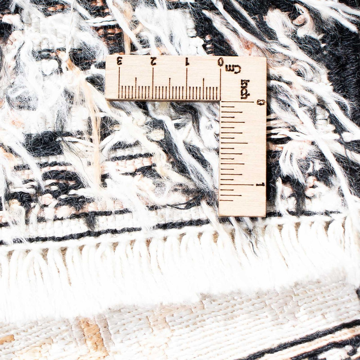 Kelim-tæppe - orientalsk - 95 x 71 cm - beige