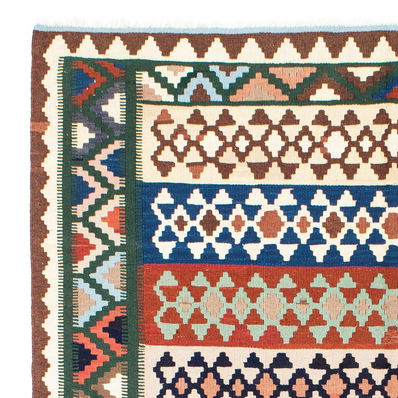Kelim-tæppe - orientalsk - 203 x 150 cm - beige
