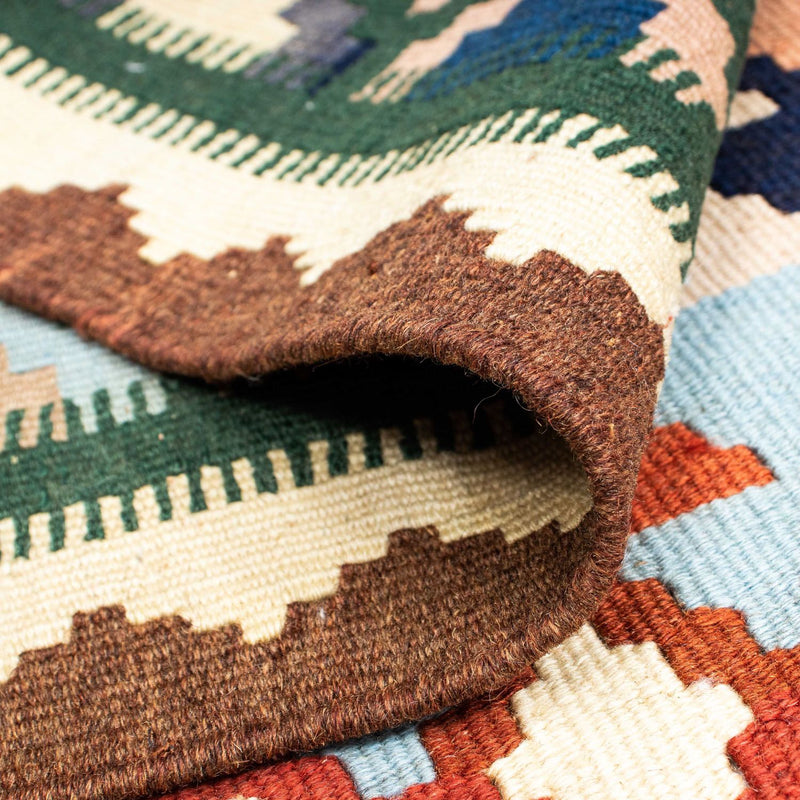 Kelim-tæppe - orientalsk - 203 x 150 cm - beige
