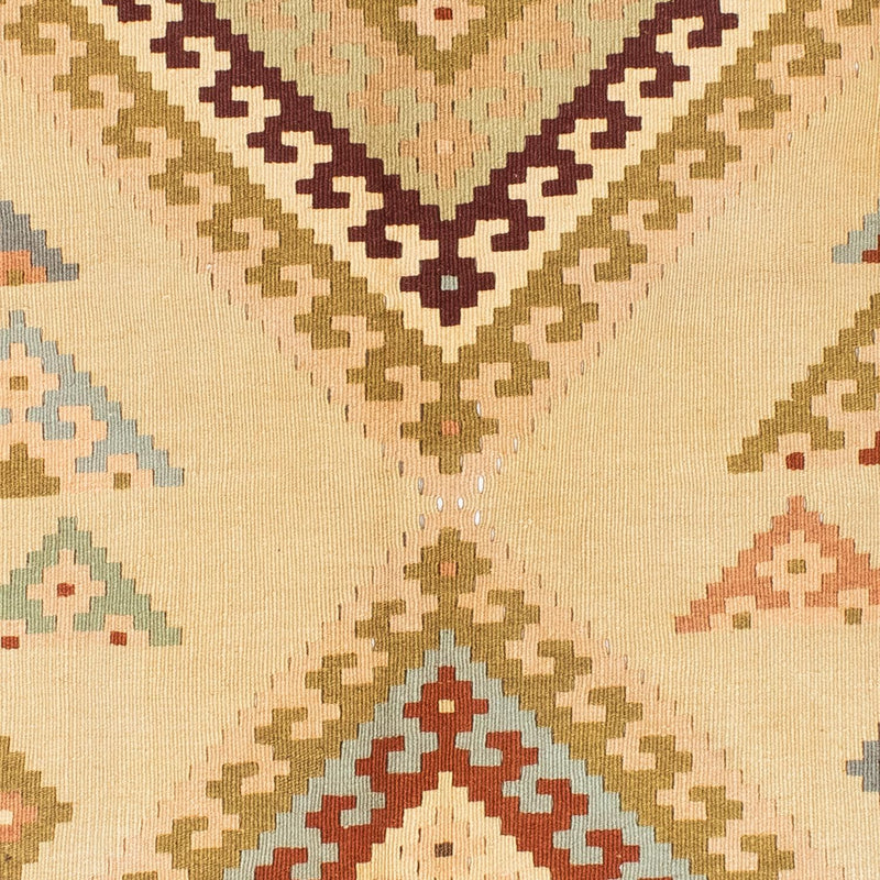 Kelim-tæppe - orientalsk - 216 x 150 cm - lys beige
