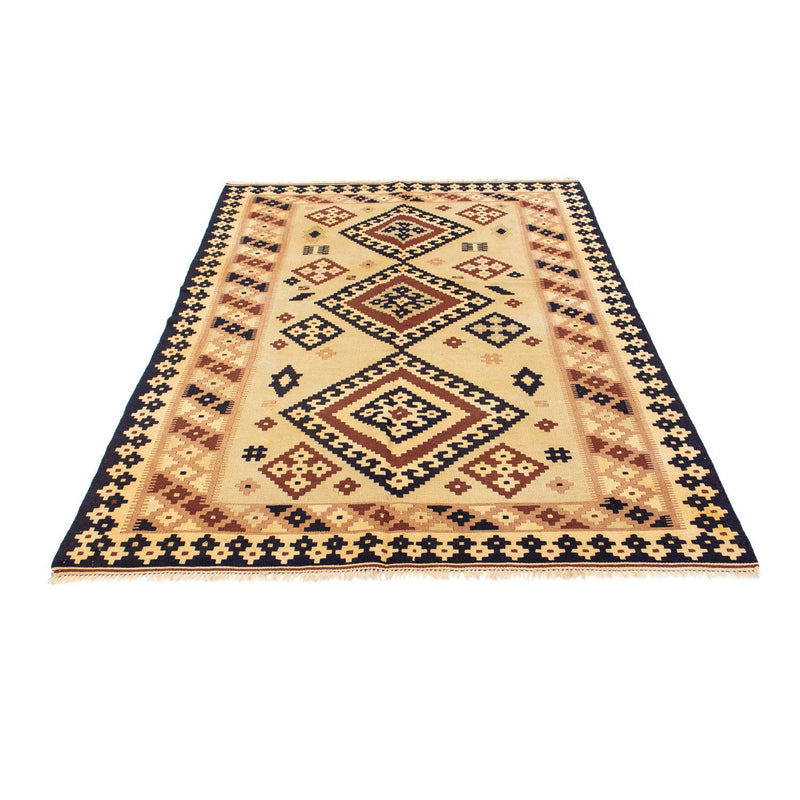 Kelim-tæppe - orientalsk - 214 x 140 cm - beige