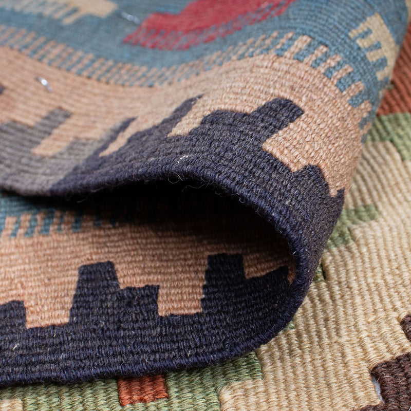 Kelim-tæppe - orientalsk - 173 x 108 cm - flerfarvet