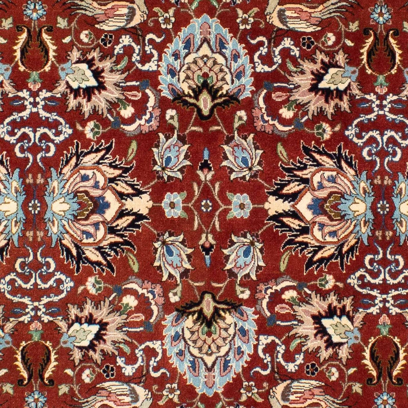 Persisk tæppe - Ghom - 232 x 180 cm - mørkerød