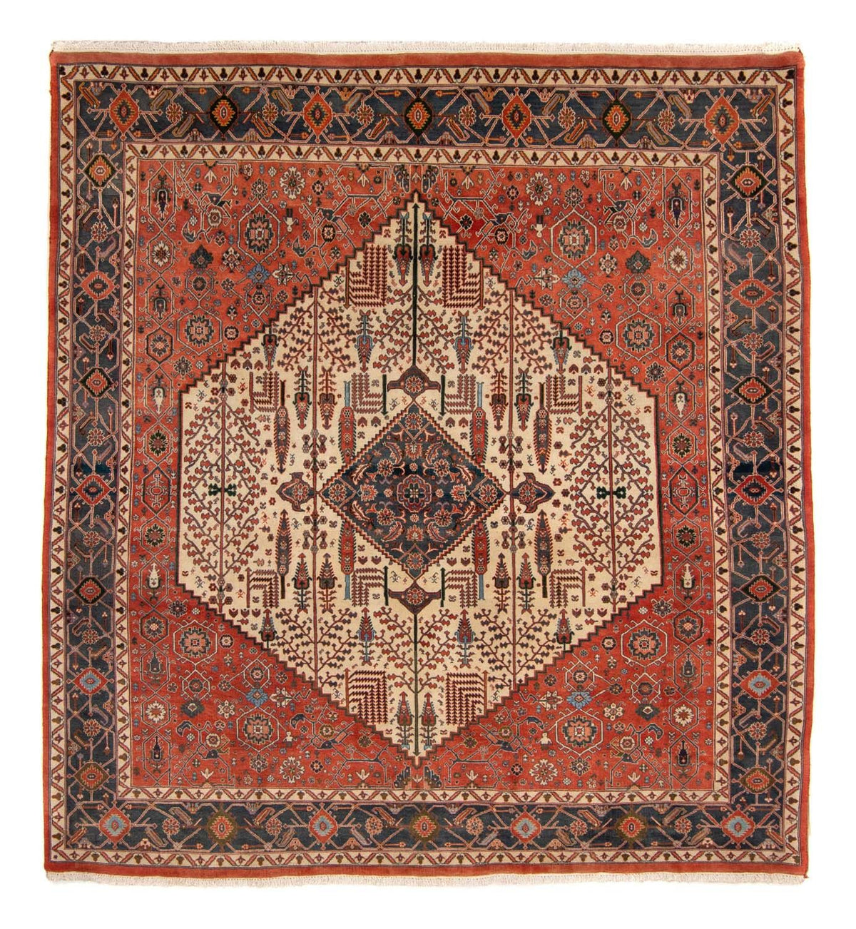 Gabbeh-tæppe - Kashkuli Persisk - 258 x 230 cm - rust