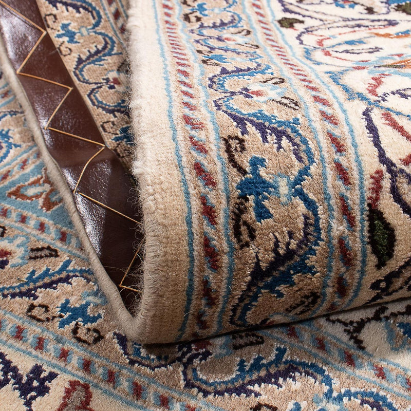 Gabbeh Tæppe - Loribaft Persisk firkantet  - 198 x 195 cm - beige