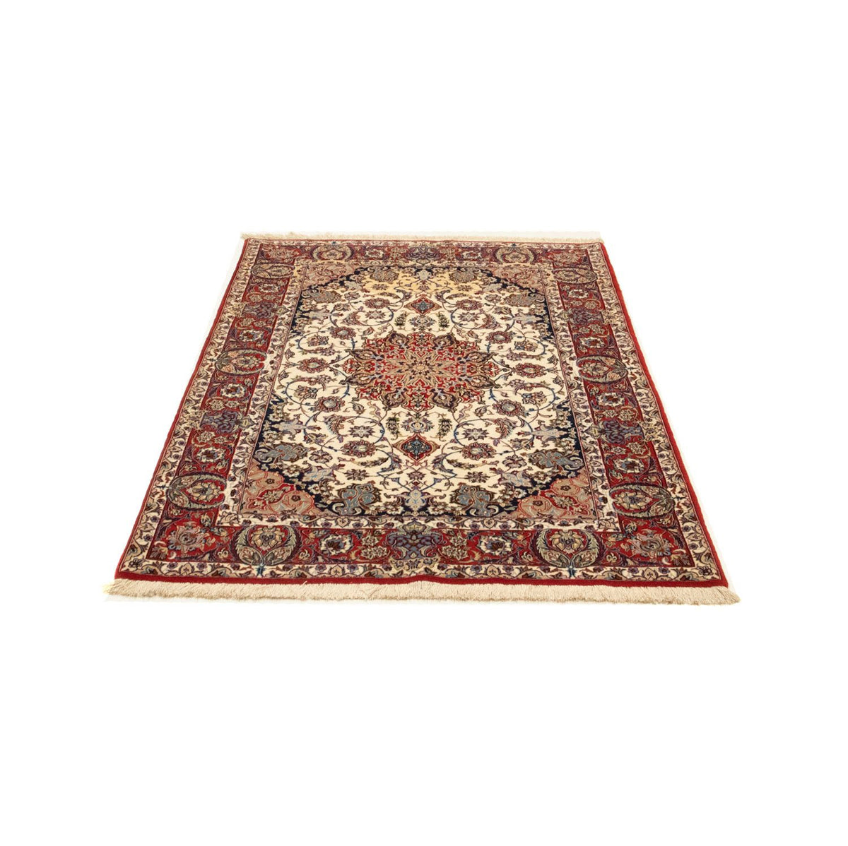 Persisk tæppe - Isfahan - Premium - 160 x 110 cm - beige