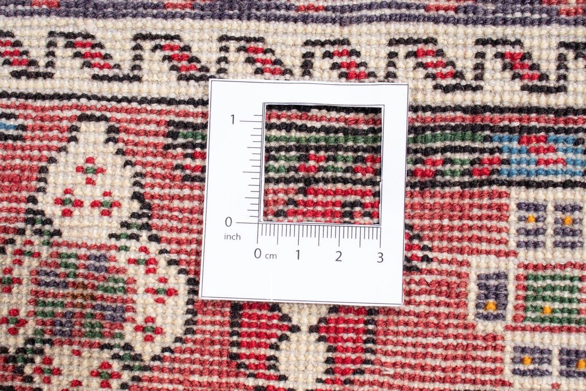 Persisk tæppe - Nomadisk - 199 x 133 cm - lysrød