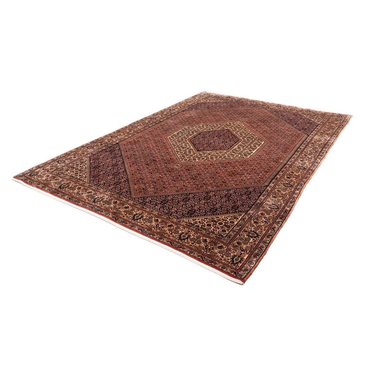 Persisk tæppe - Bijar - Royal - 291 x 202 cm - rust