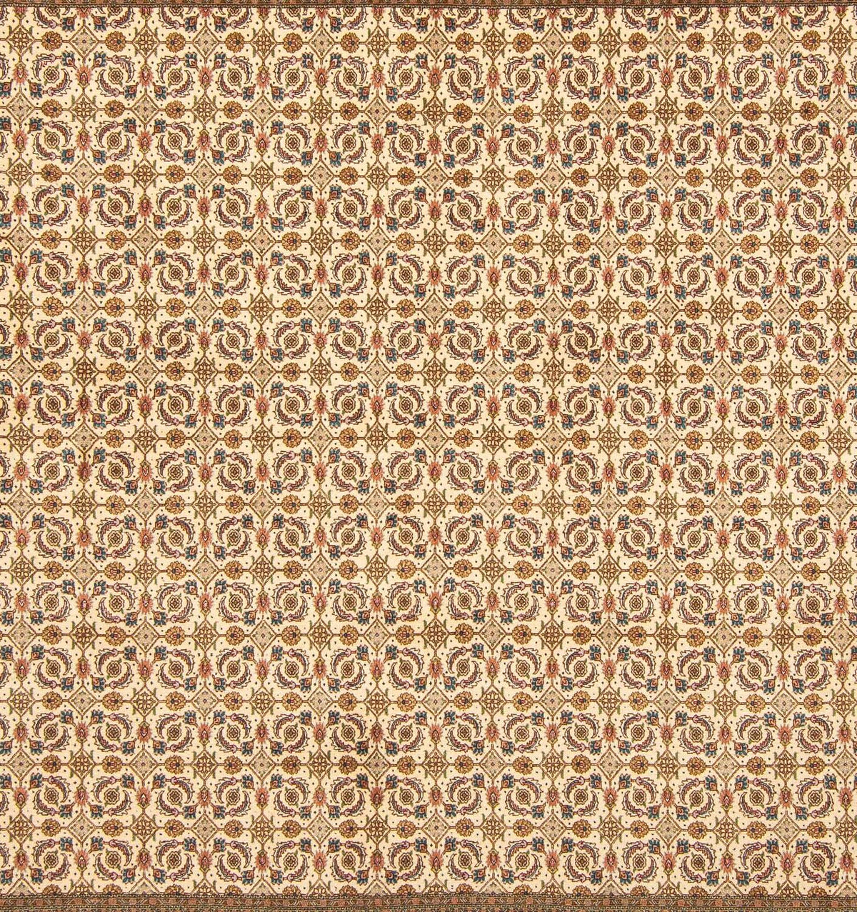 Persisk tæppe - Tabriz firkantet  - 248 x 243 cm - beige