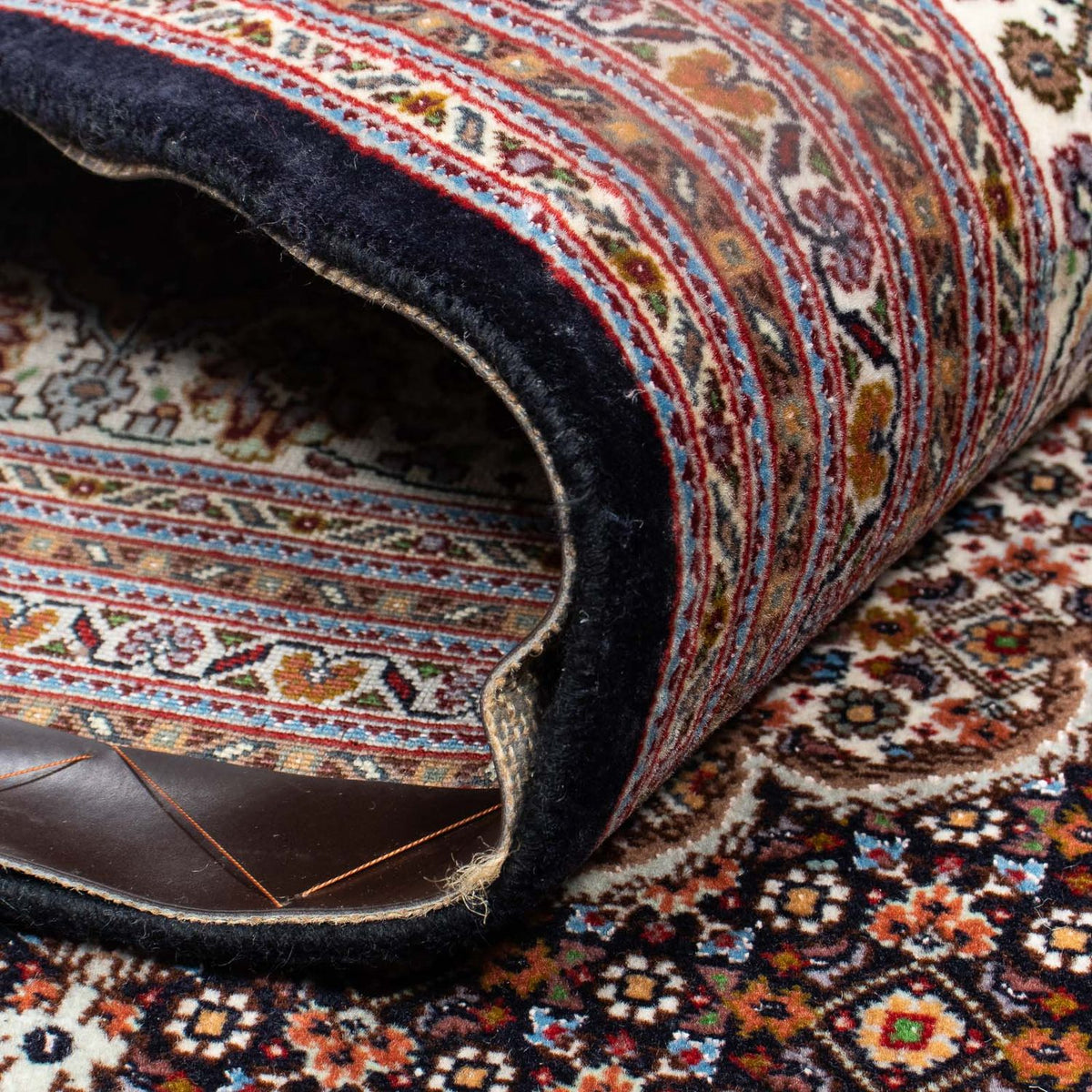 Persisk tæppe - Tabriz - 340 x 255 cm - mørkebrun