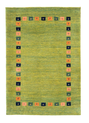 Gabbeh Tæppe - Loribaft Persisk - 154 x 107 cm - grøn