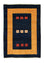 Gabbeh Tæppe - Loribaft Persisk - 152 x 105 cm - mørkeblå