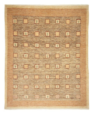 Gabbeh Tæppe - Loribaft Persisk - 240 x 197 cm - beige