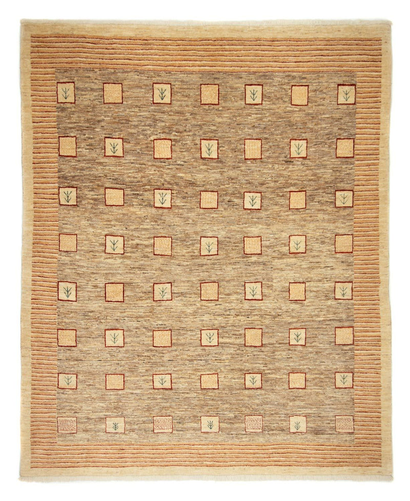 Gabbeh Tæppe - Loribaft Persisk - 240 x 197 cm - beige