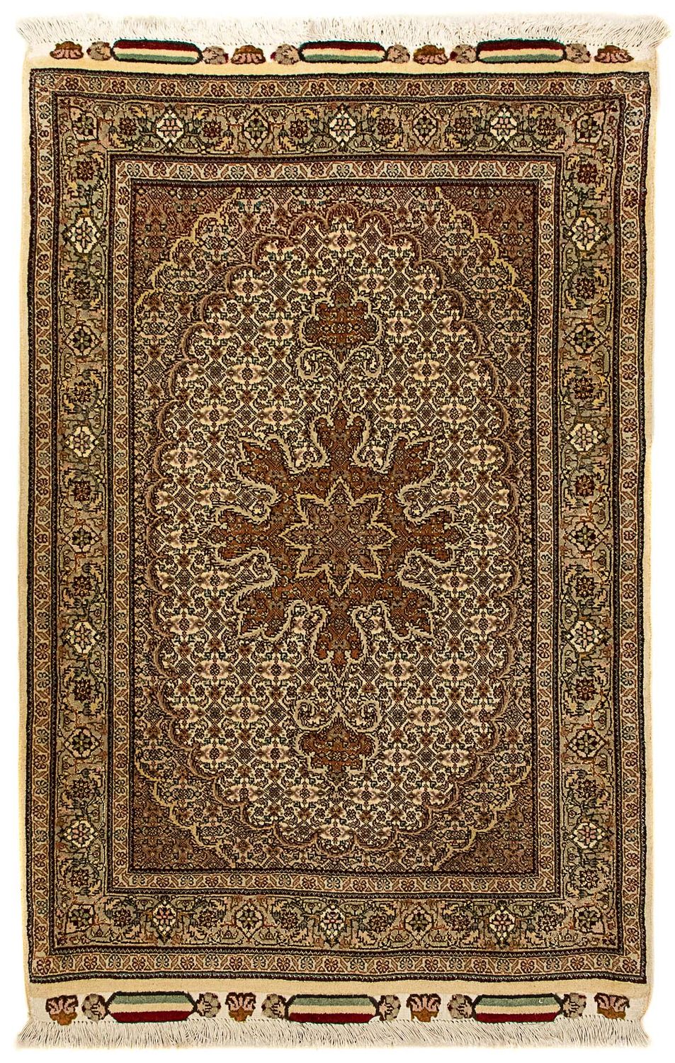 Persisk tæppe - Tabriz - Royal - 124 x 80 cm - beige