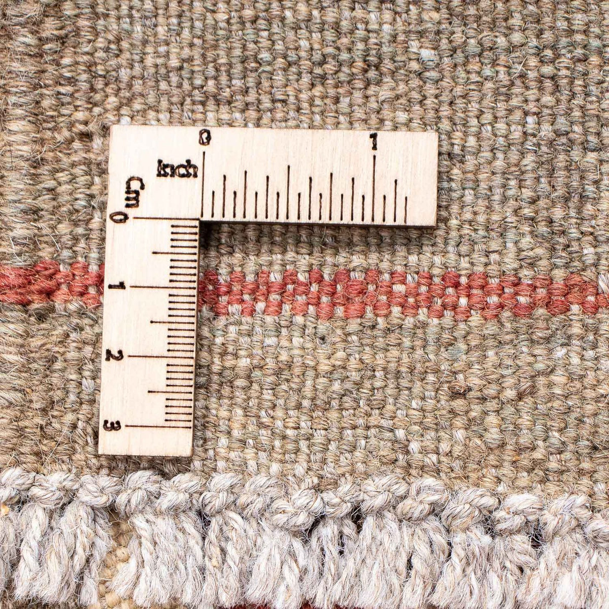 Løber Kelim Carpet - Splash - 193 x 64 cm - rust