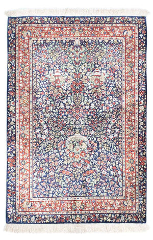 Persisk tæppe - Ghom - 120 x 78 cm - mørkeblå