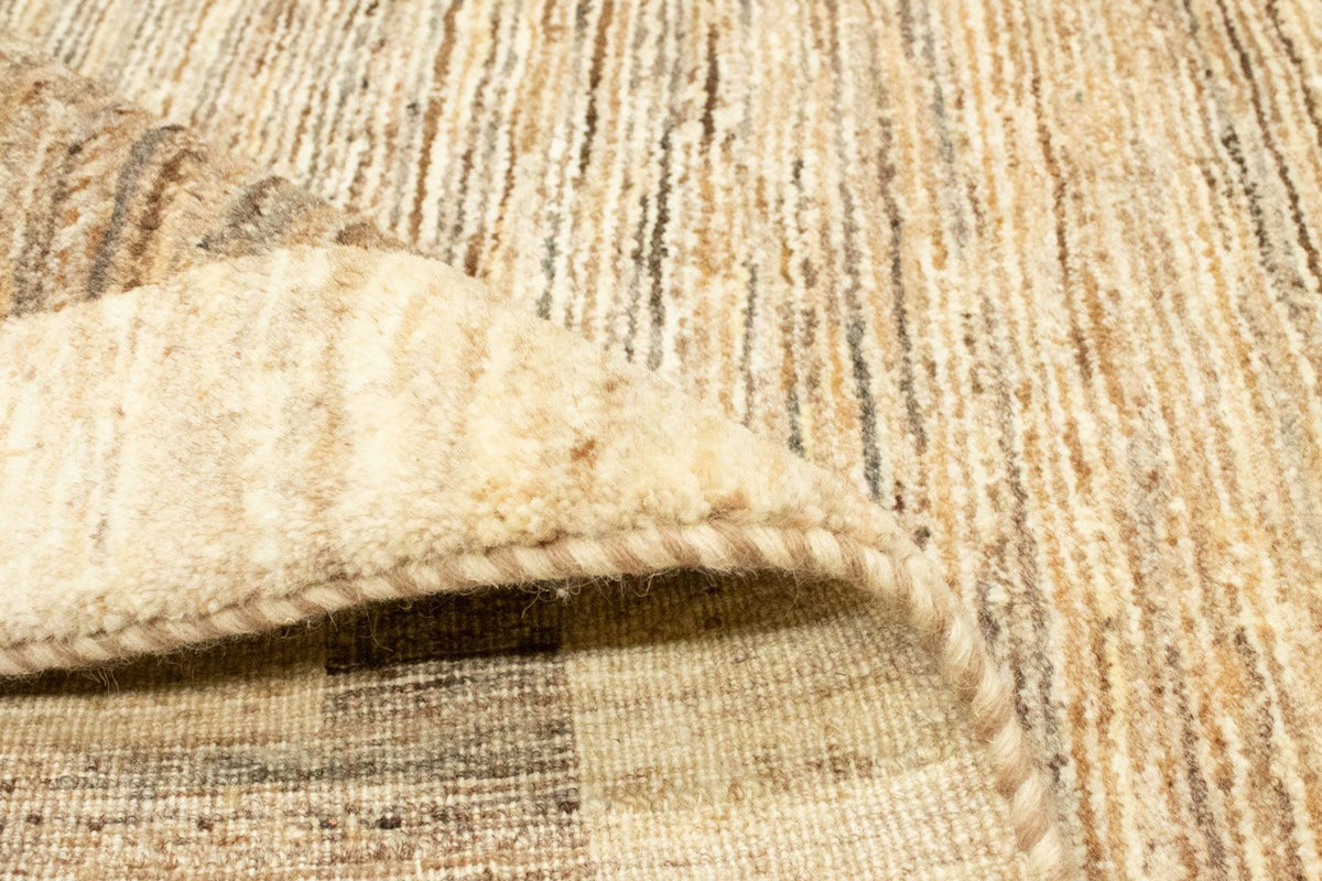 Gabbeh Tæppe - Loribaft Persisk - 228 x 161 cm - lys brun