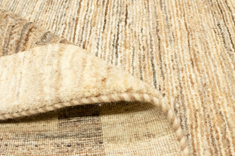 Gabbeh Tæppe - Loribaft Persisk - 228 x 161 cm - lys brun