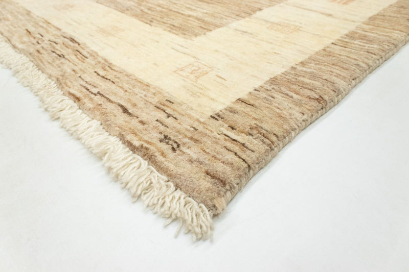 Gabbeh Tæppe - Loribaft Persisk - 194 x 141 cm - beige