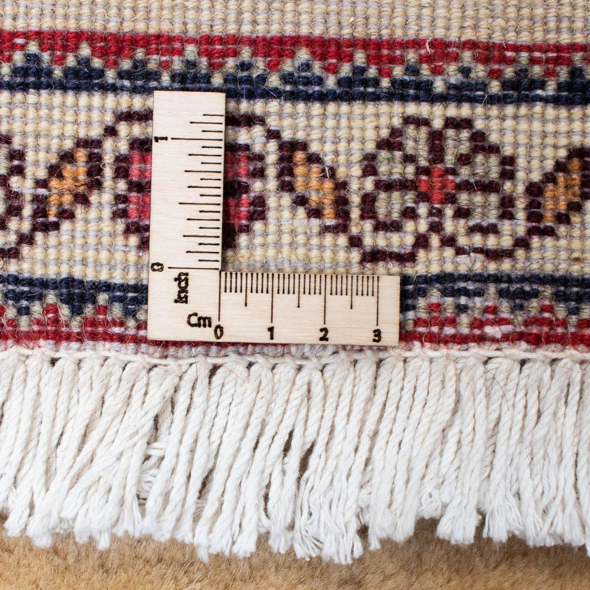 Persisk tæppe - Nomadisk - 105 x 64 cm - lys brun
