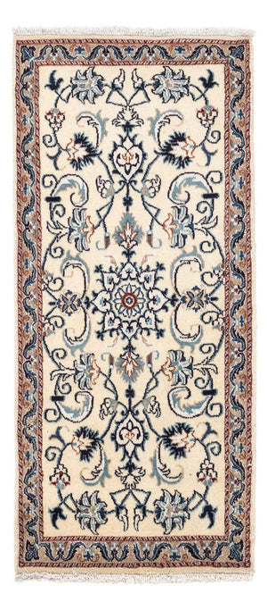 Persisk tæppe - Nain - 138 x 66 cm - beige
