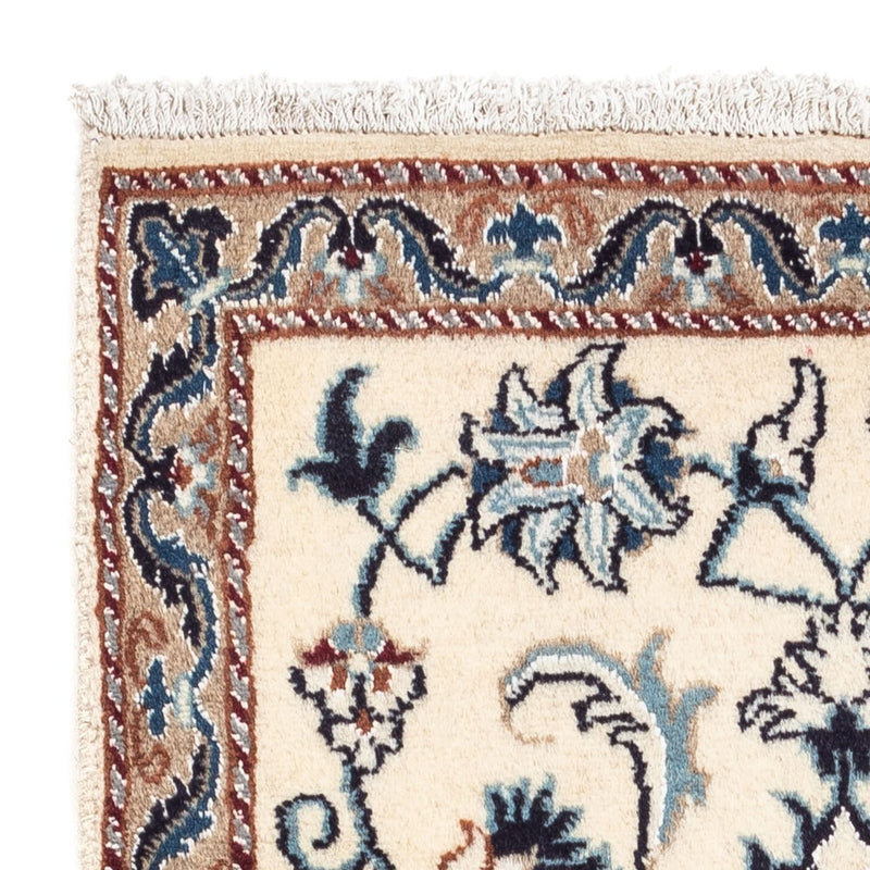 Persisk tæppe - Nain - 138 x 66 cm - beige