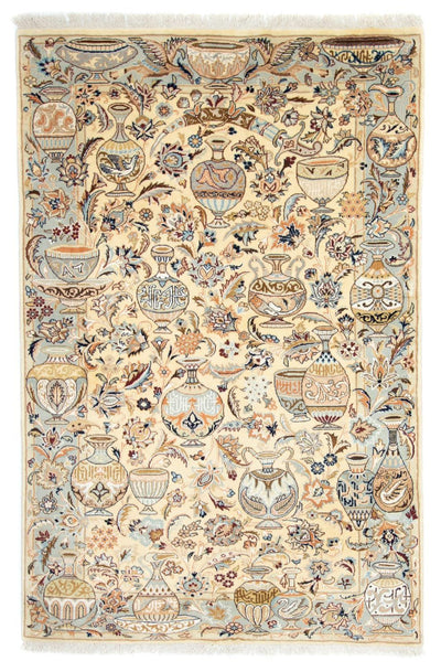 Kashmar Tæppe 128x202cm - Persisk tæppe - beige