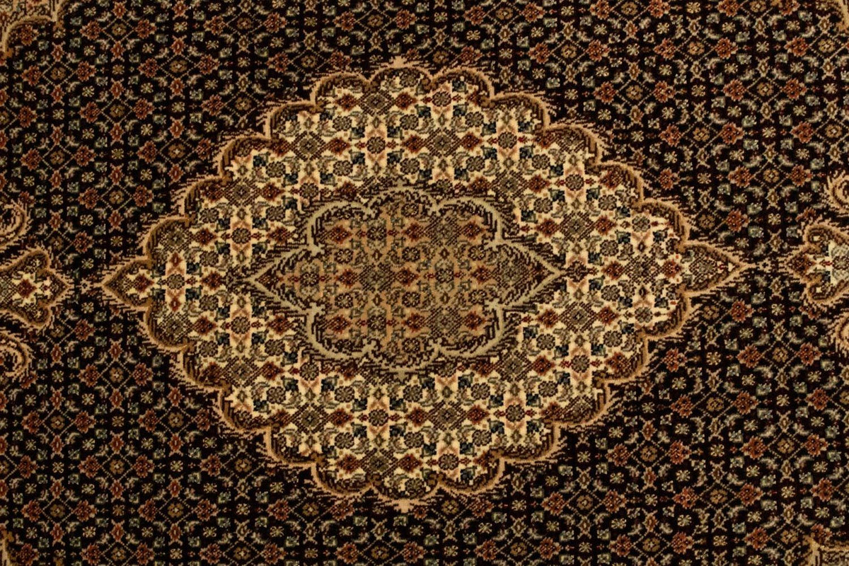 Persisk tæppe - Tabriz - Royal - 159 x 101 cm - sort