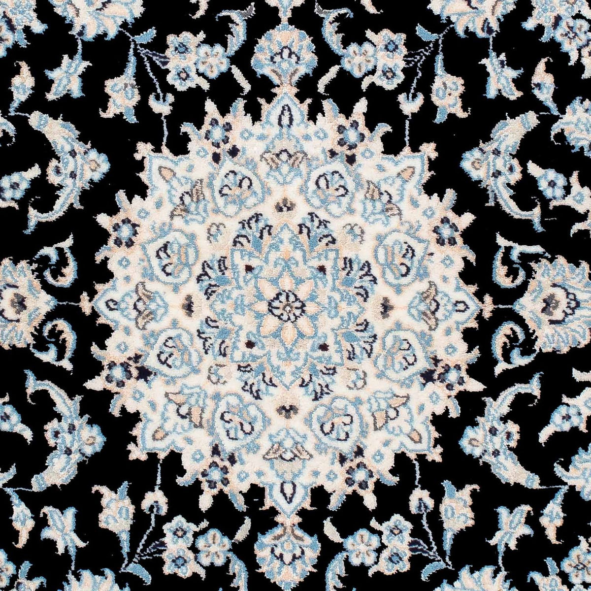 Persisk tæppe - Nain - Royal - 150 x 100 cm - mørkeblå