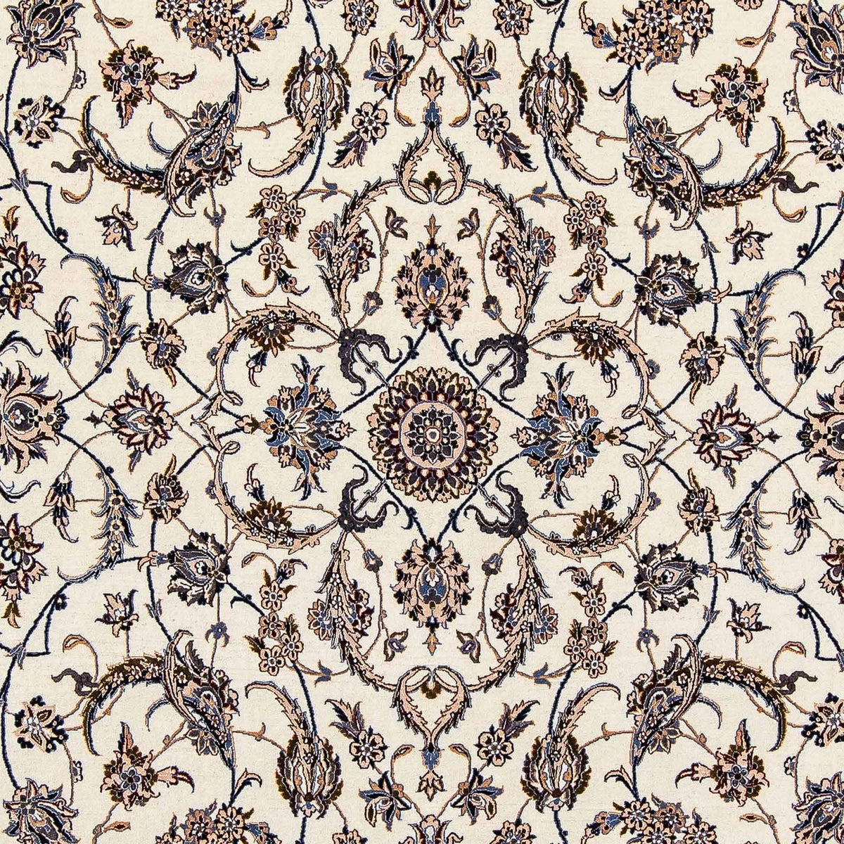 Persisk tæppe - Nain - Premium - 320 x 207 cm - beige