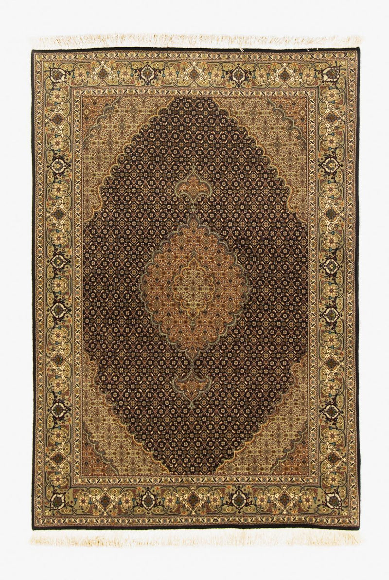 Persisk tæppe - Tabriz - Royal - 153 x 105 cm - mørkeblå