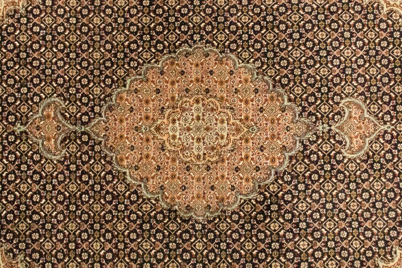 Persisk tæppe - Tabriz - Royal - 153 x 105 cm - mørkeblå