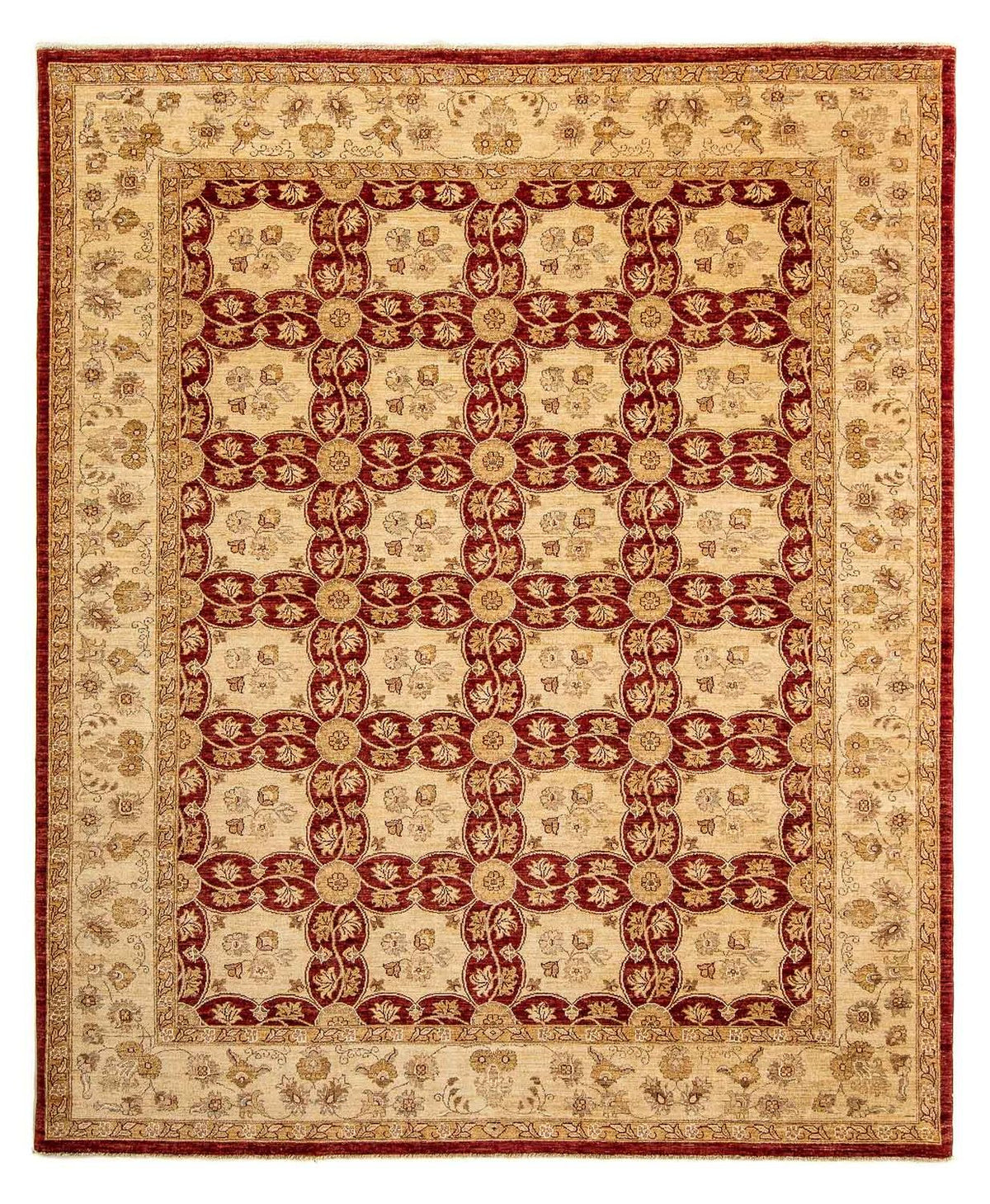 Ziegler Carpet - 293 x 250 cm - mørkerød
