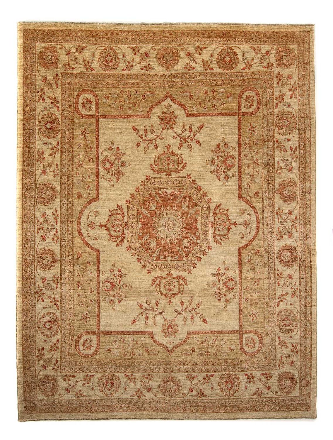 Ziegler Carpet - 308 x 252 cm - lys brun