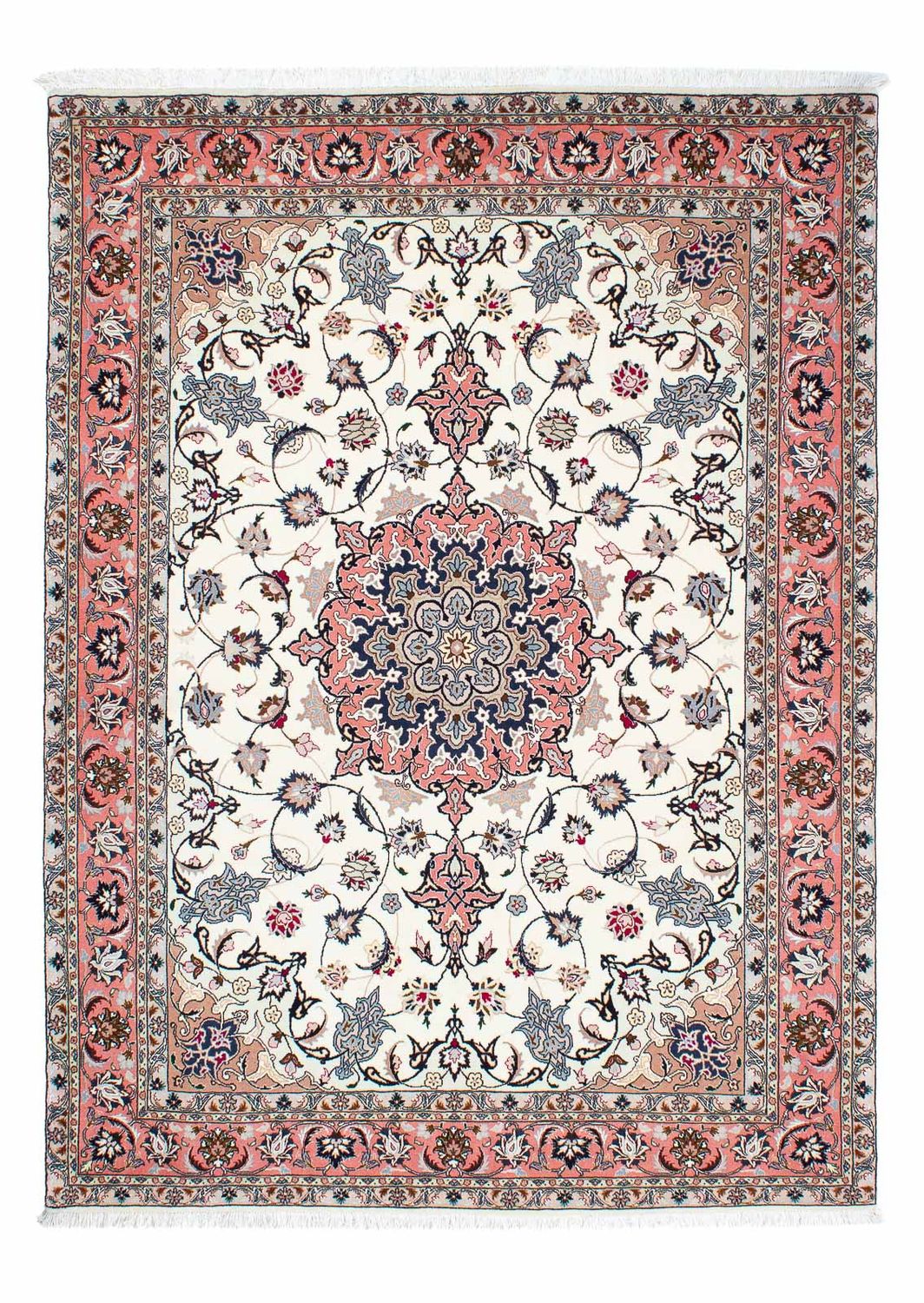 Persisk tæppe - Tabriz - Royal - 211 x 153 cm - beige