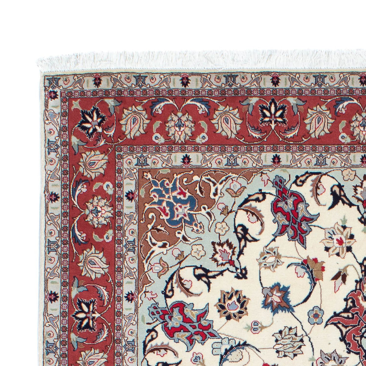 Persisk tæppe - Tabriz - Royal - 203 x 150 cm - beige
